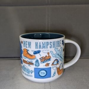 Starbucks New Hampshire Mug - Blue and Orange